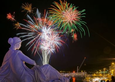 Fireworks in Port Vendres