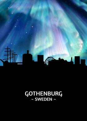 Gothenburg Sweden Skyline 