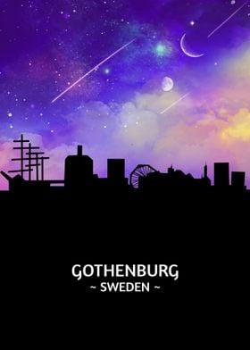 Gothenburg Sweden Skyline 