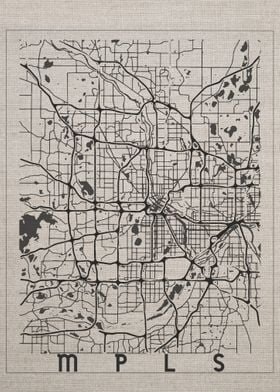 Minneapolis Minnesota Map