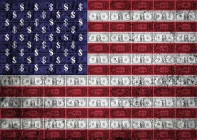 Capitalism American Flag