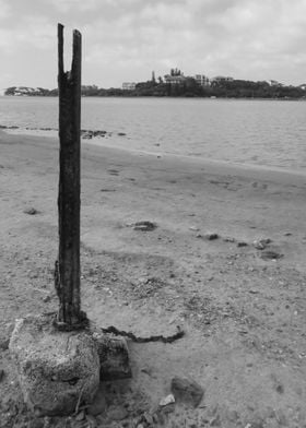 Low Tide Cement Pole