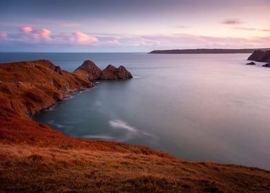 Calm water Three Cliffs