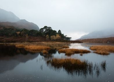 Dawn by the loch