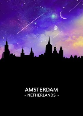 Amsterdam Skyline 