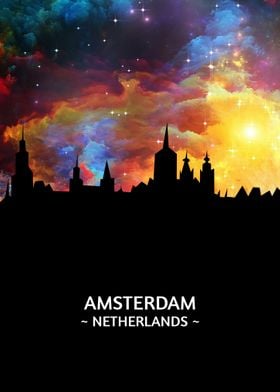 Amsterdam Skyline 