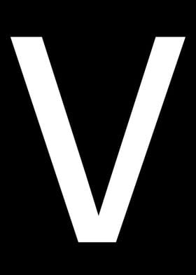 Letter V