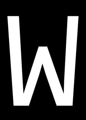 Letter W