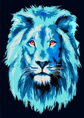 Lion Light Art