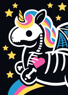 Skeleton unicorn