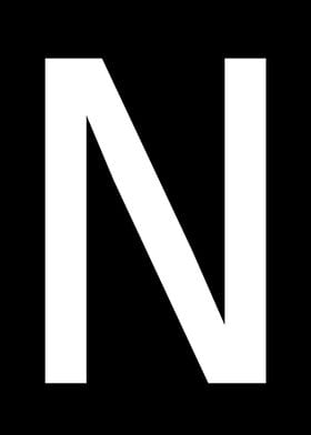 Letter N