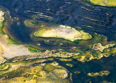 Yellow hot springs 