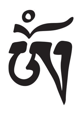 Tibetan OM symbol