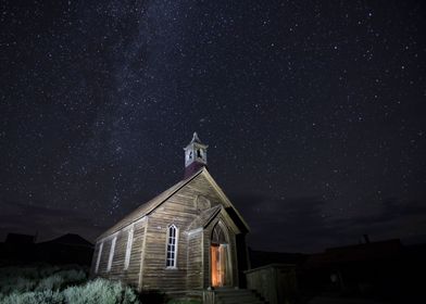 Church in ghost town