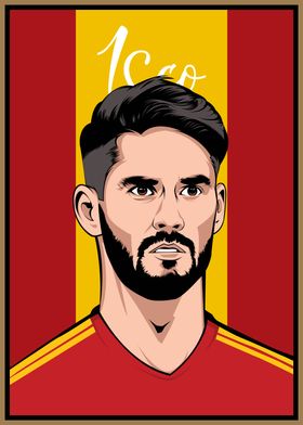 Isco Pop Art Portrait