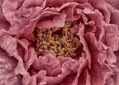 Abstract peony