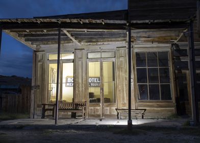 Night at Bodie Hotel