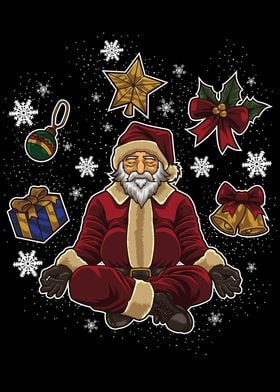 Yoga Santa Claus