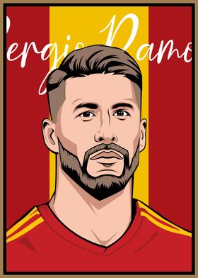 Sergio Ramos Portrait