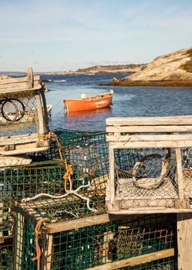 Peggys Cove harbor