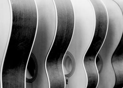 Guitars in bw