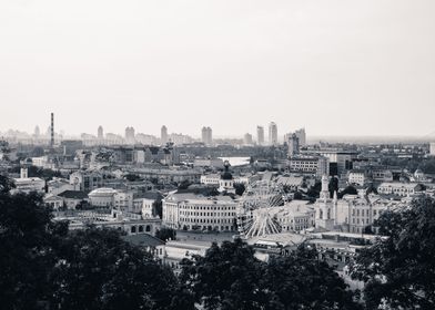 Aerial view of Kiev 