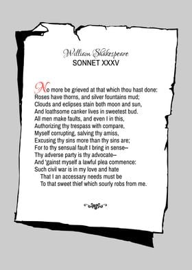 sonnet 35 william shakespeare