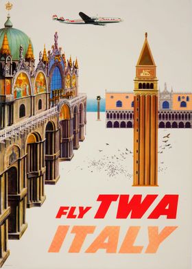 Italy Vintage Poster