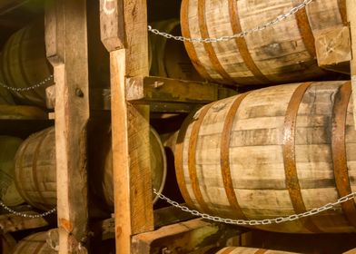 Barrel of bourbon