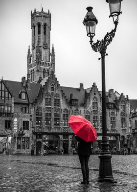 Girl with the Red Umbrella