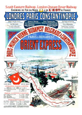 Orient Express route