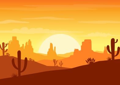 Desert landscape