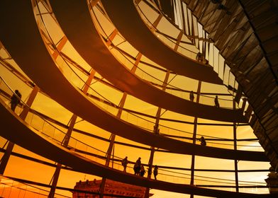 Reichstag dome inside