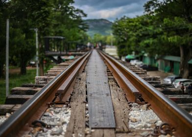 Railroad tracks