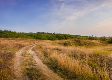 autumn rural pano