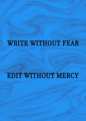 Fear and Mercy Marbled