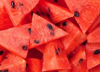 Slices of watermelon