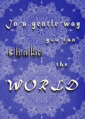 Shake the World Blue