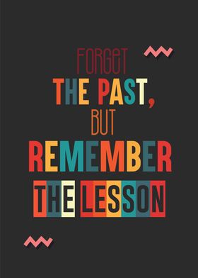 remember the lesson