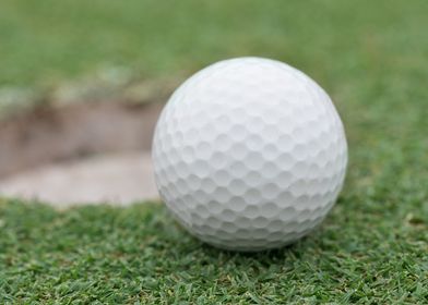 golf ball on lip of cup 