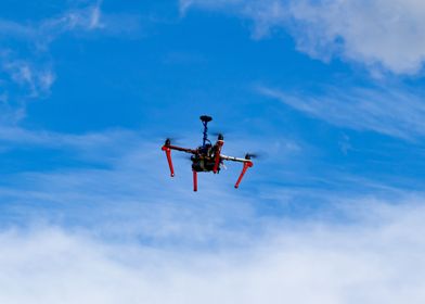 DIY Drone in flight