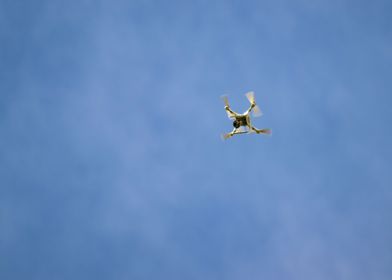 Drone in flight 2 far