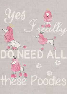 Poodle Poster