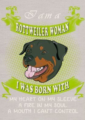 Rottweiler art funny