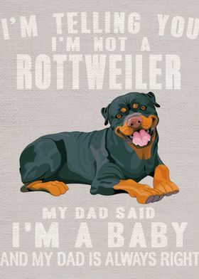 Rottweiler art funny