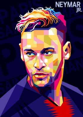 Neymar' Poster by Cholik Hamka | Displate