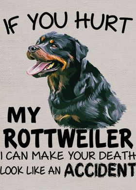 Rottweiler art funny