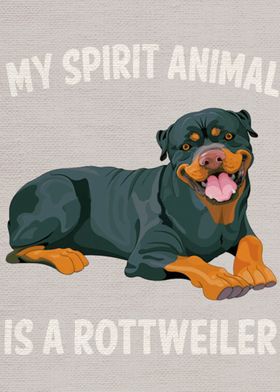 Rottweiler funny poster