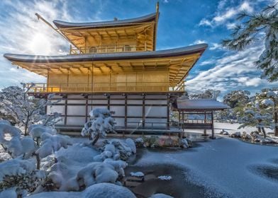 Kinkaku in Wintertime