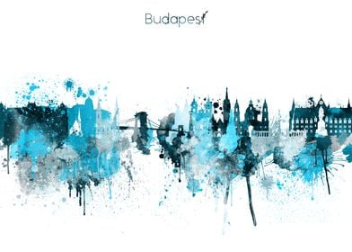 Budapest Hungary Skyline